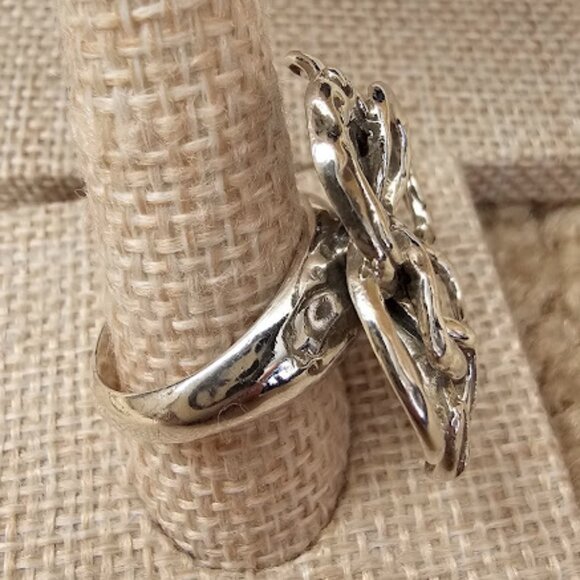 Silpada R2784 Flower Power Ring — Retired Openwork Design, Size 8 - Picture 9 of 12